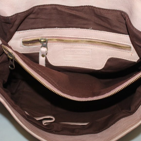 $598 Viola Castellani Milano Woven Intrecciato Leather Stud Backpack Bag Purse main image 9